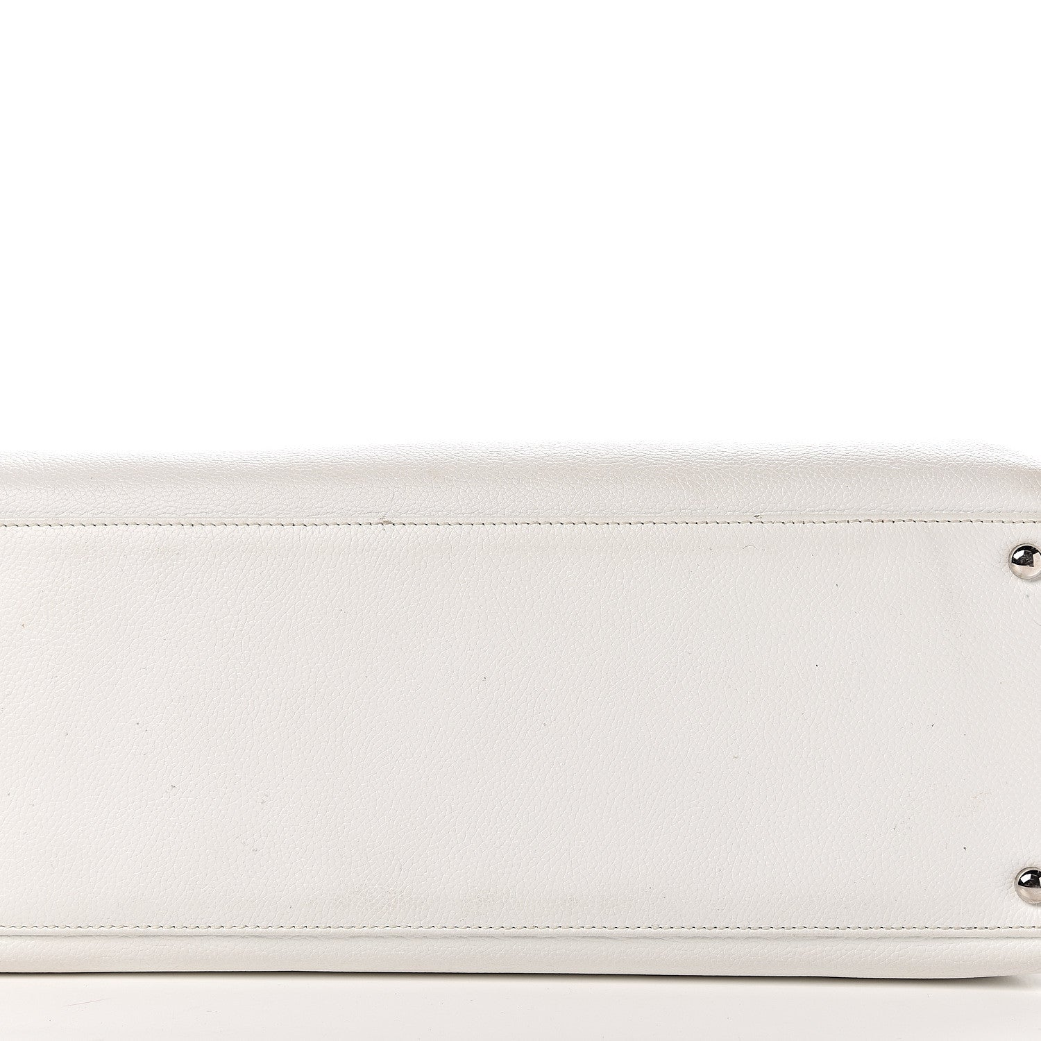 Chanel Caviar Cerf Executive Shopper Tote White 23 of 24