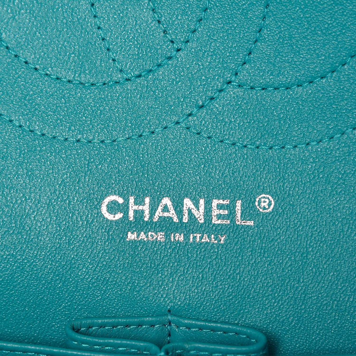 Chanel Patent Calfskin Quilted Jumbo Double Flap Blue 6 of 8