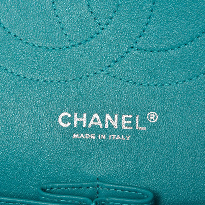 Chanel Patent Calfskin Quilted Jumbo Double Flap Blue 6 of 8