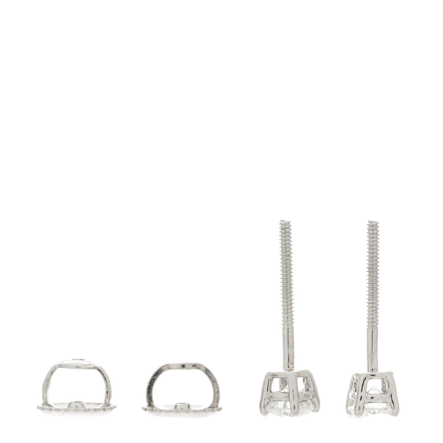 Platinum Diamond .36ctw Solitaire Earrings