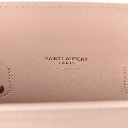 Saint Laurent Calfskin Crocodile Embossed Baby Sac De Jour Rose Antic 6 of 10