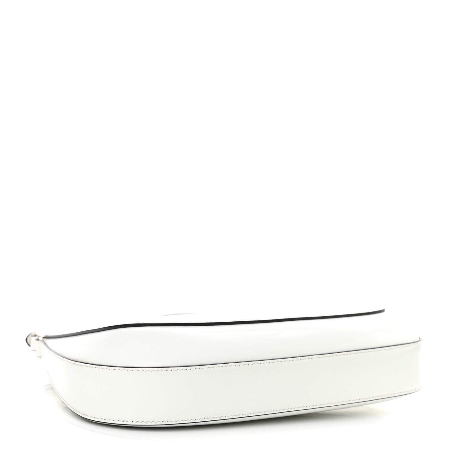 Spazzolato Cleo Adjustable Strap Shoulder Bag White Black