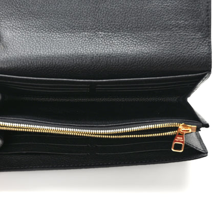 Louis Vuitton Empreinte Sarah Wallet NM Black 5 of 6