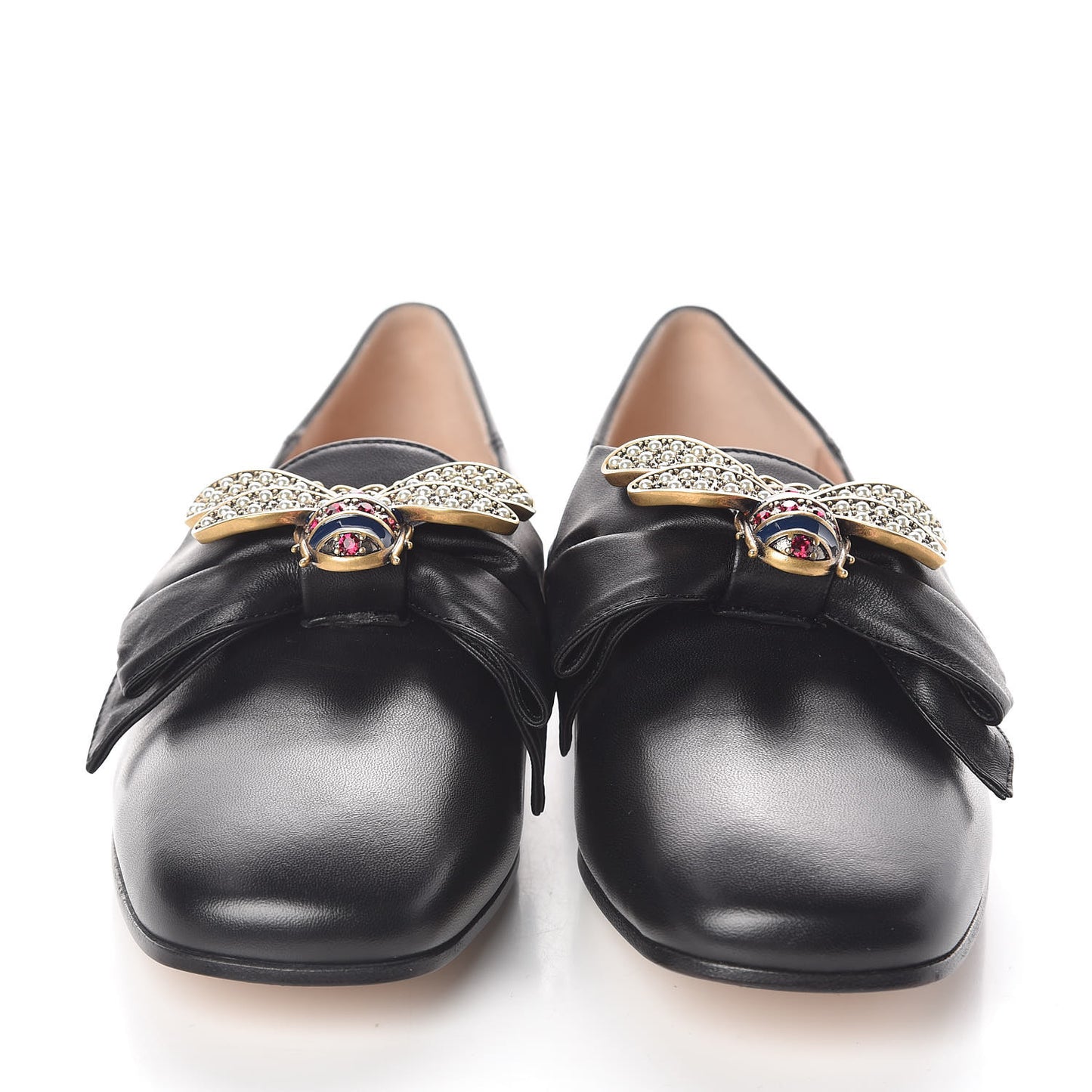 Nappa Queen Margaret Loafers 36 Black