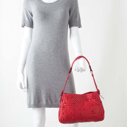 Bottega Veneta Nappa Intrecciato Naruto Knot Shoulder Bag 2 of 10