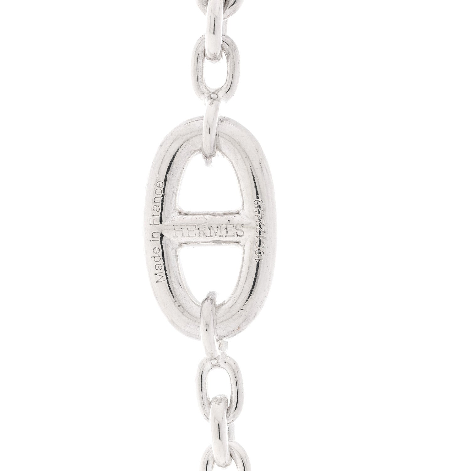 Hermes Sterling Silver Farandole Necklace 160 5 of 5
