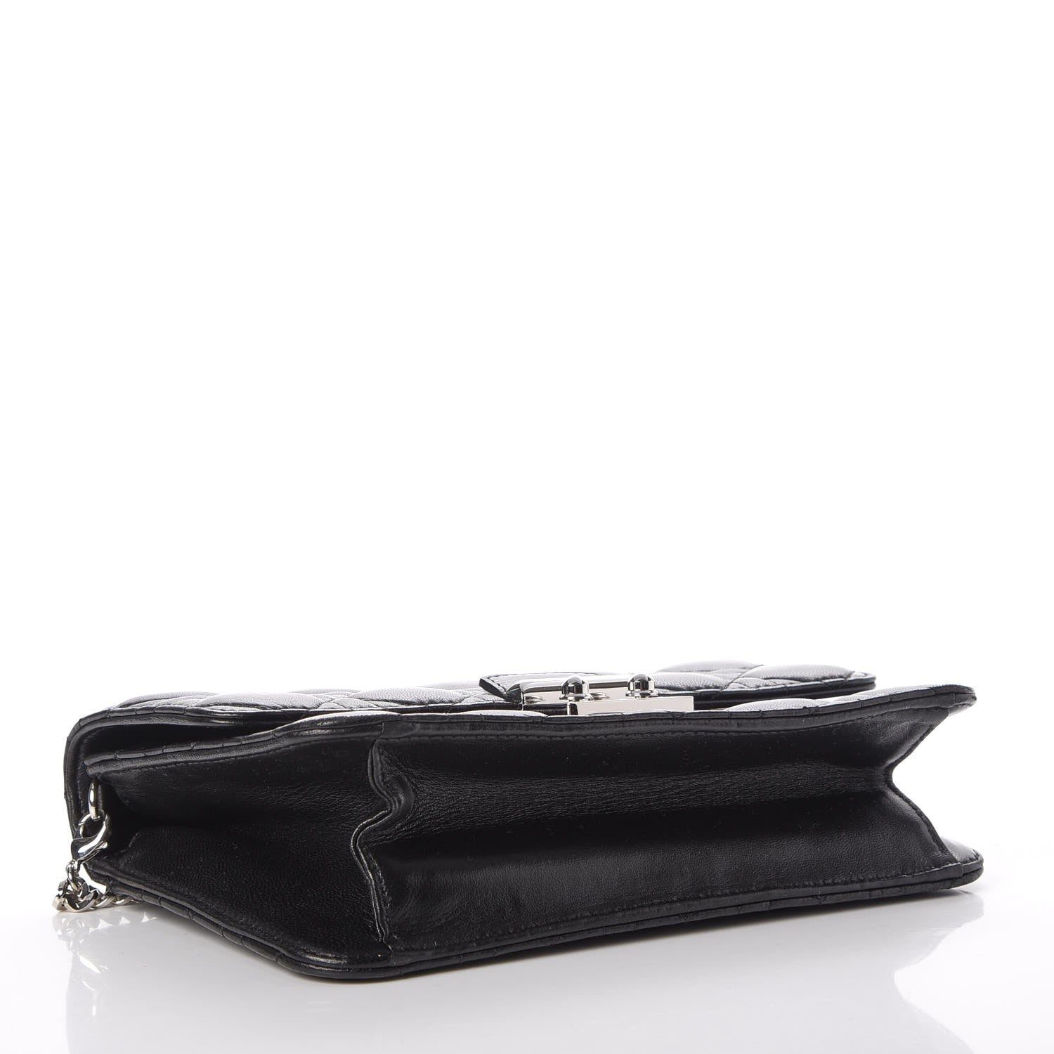 Christian Dior Lambskin Cannage Miss Dior Promenade Pouch Black 4 of 10