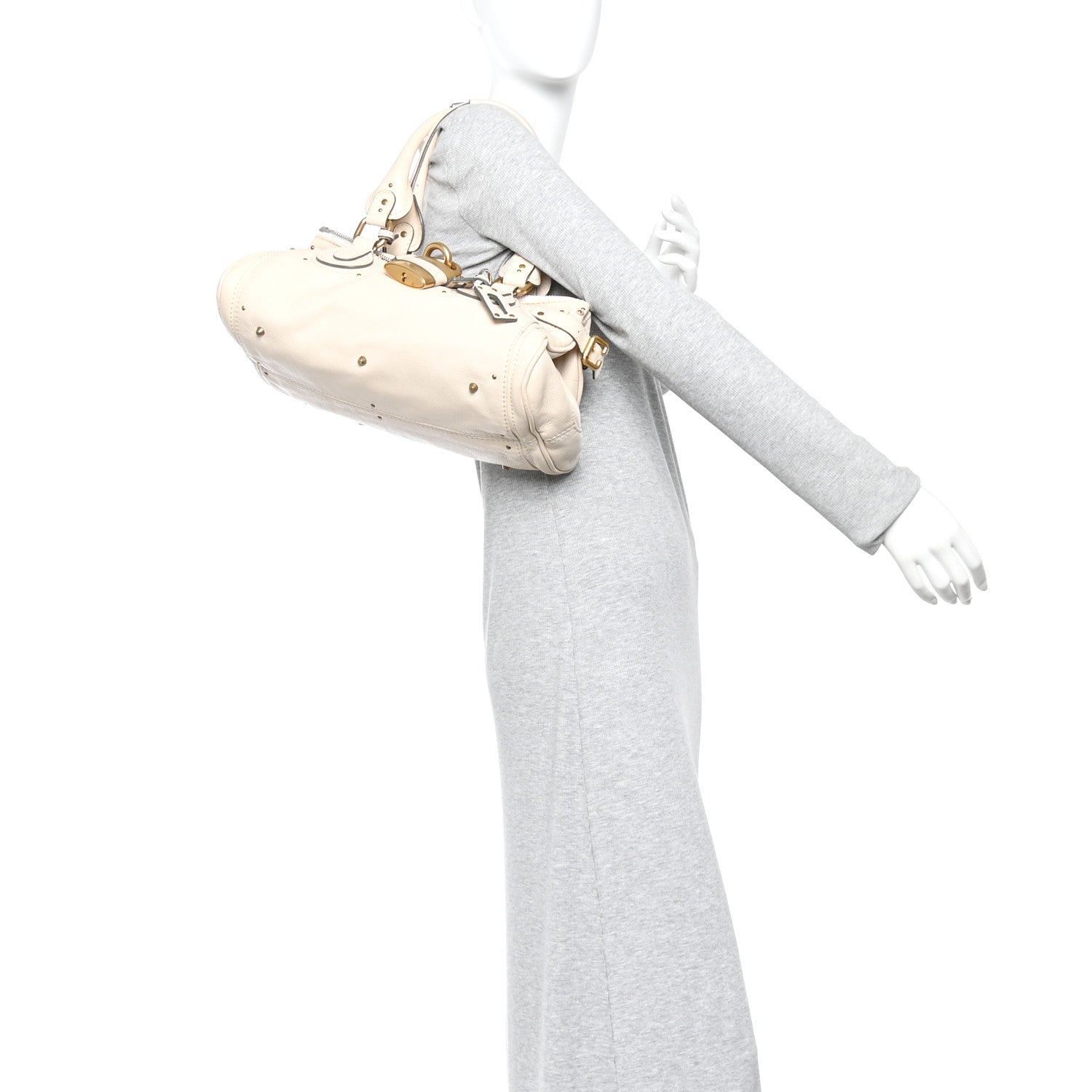 Chloe Calfskin Medium Paddington Satchel Ivory 1855177 – FASHIONPHILE