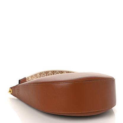 Loewe Satin Calfskin Jacquard Luna Bag Pecan 4 of 8