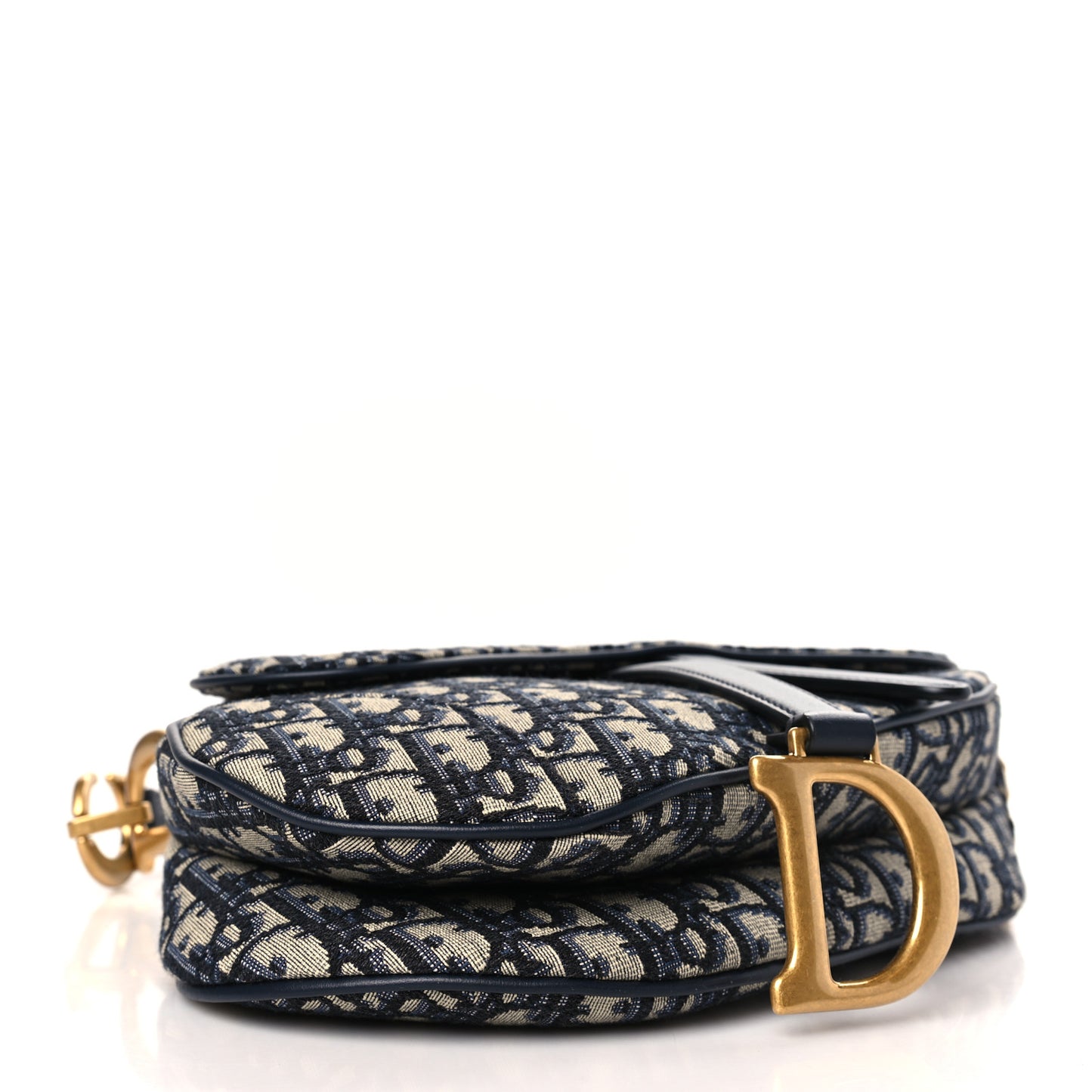 Oblique Saddle Bag Blue