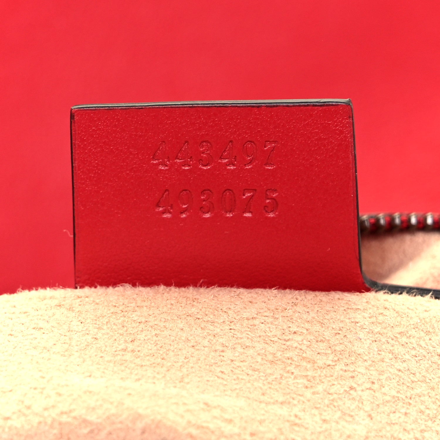 Gucci Calfskin Matelasse Small GG Marmont Shoulder Bag Hibiscus Red 7 of 9