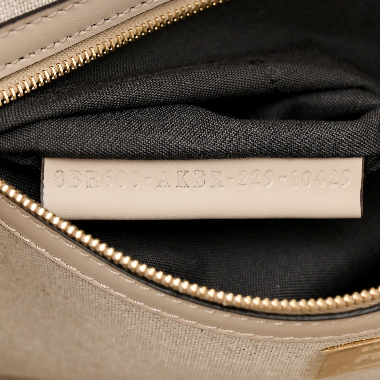 Canvas Vitello King FF Embroidered Baguette Grezzo White Nuvola