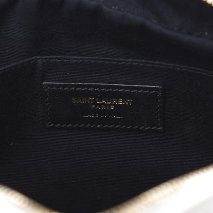 Saint Laurent Calfskin Matelasse Monogram Lou Camera Bag Crema Soft 8 of 11