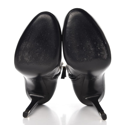 Chanel Lambskin CC Short Booties 41 Black 5 of 15