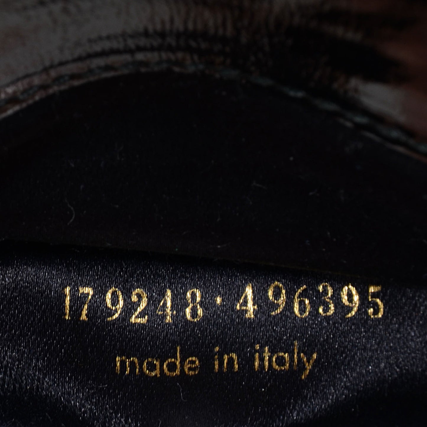 Textured Patent Monogram Small Belle De Jour Clutch Black