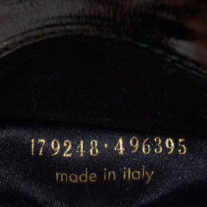 Saint Laurent Textured Patent Monogram Small Belle De Jour Clutch Black 7 of 7