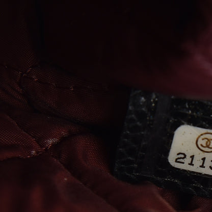 Chanel Caviar Quilted Large Cosmetic Case Black 7 of 7