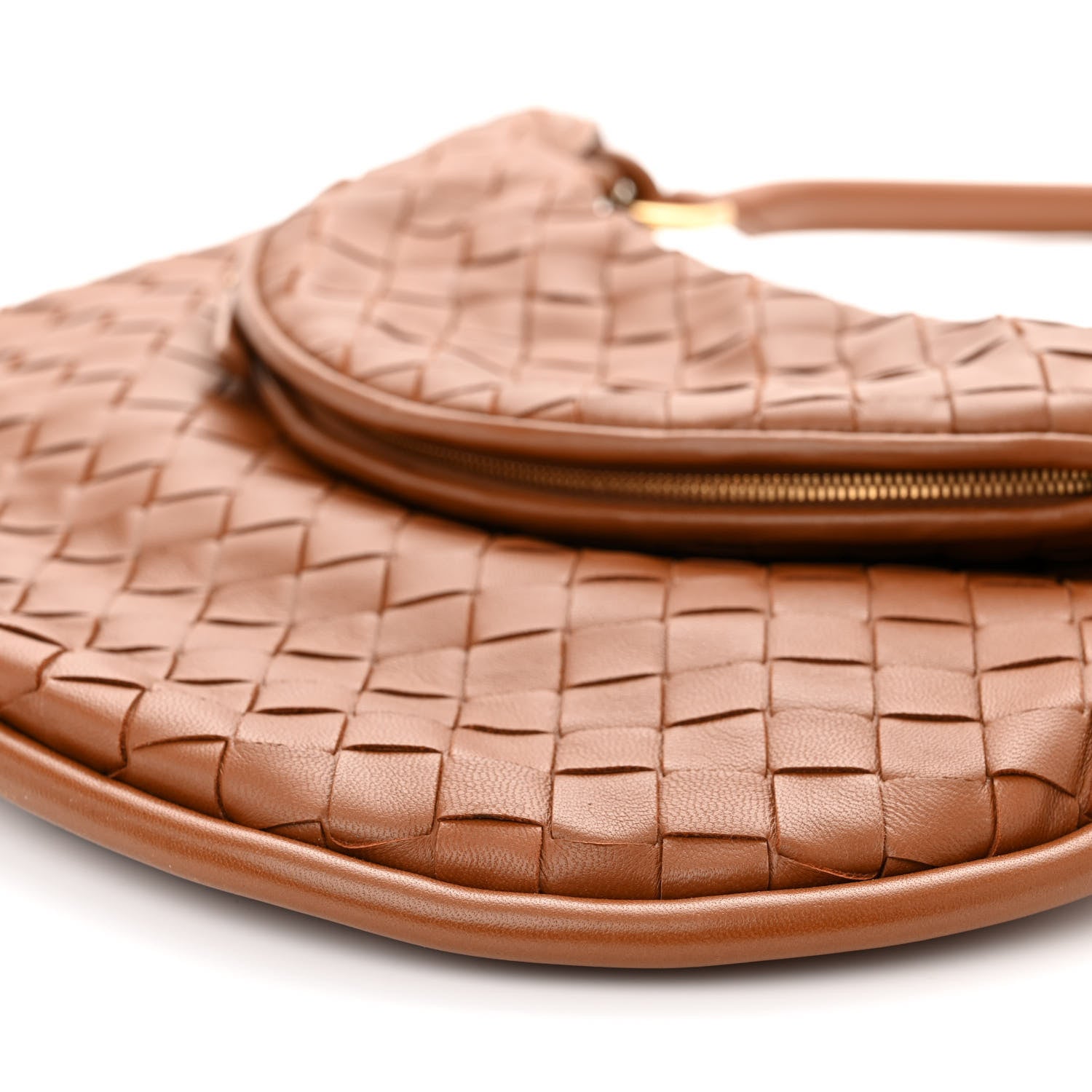 Bottega Veneta Nappa Intrecciato Medium Gemelli Cognac 9 of 12