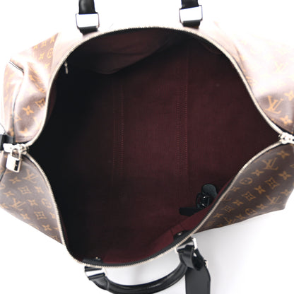 Louis Vuitton Monogram Macassar Keepall Bandouliere 55 4 of 8