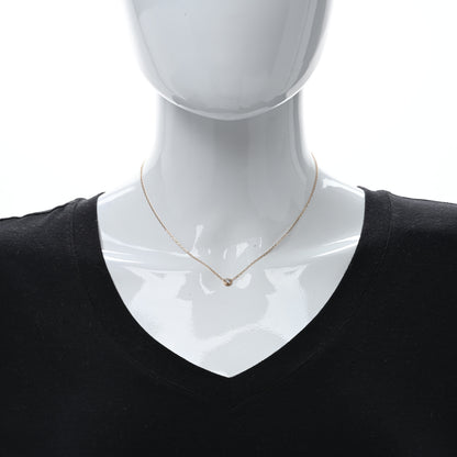 Cartier 18K Pink Gold Diamond LM D'Amour Pendant Necklace 2 of 4