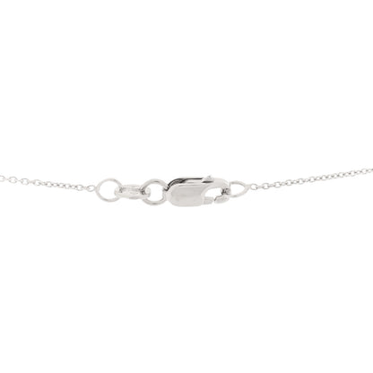Roberto Coin 18K White Gold Diamond Cursive Letter S Pendant Necklace 4 of 4