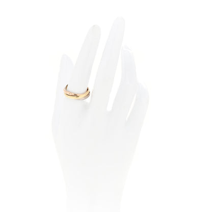 Cartier 18K Pink Yellow White Gold Small Trinity Ring 57 8 2 of 4