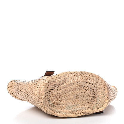 Loewe Raffia Small Basket Tote Bag Natural Tan 7 of 9