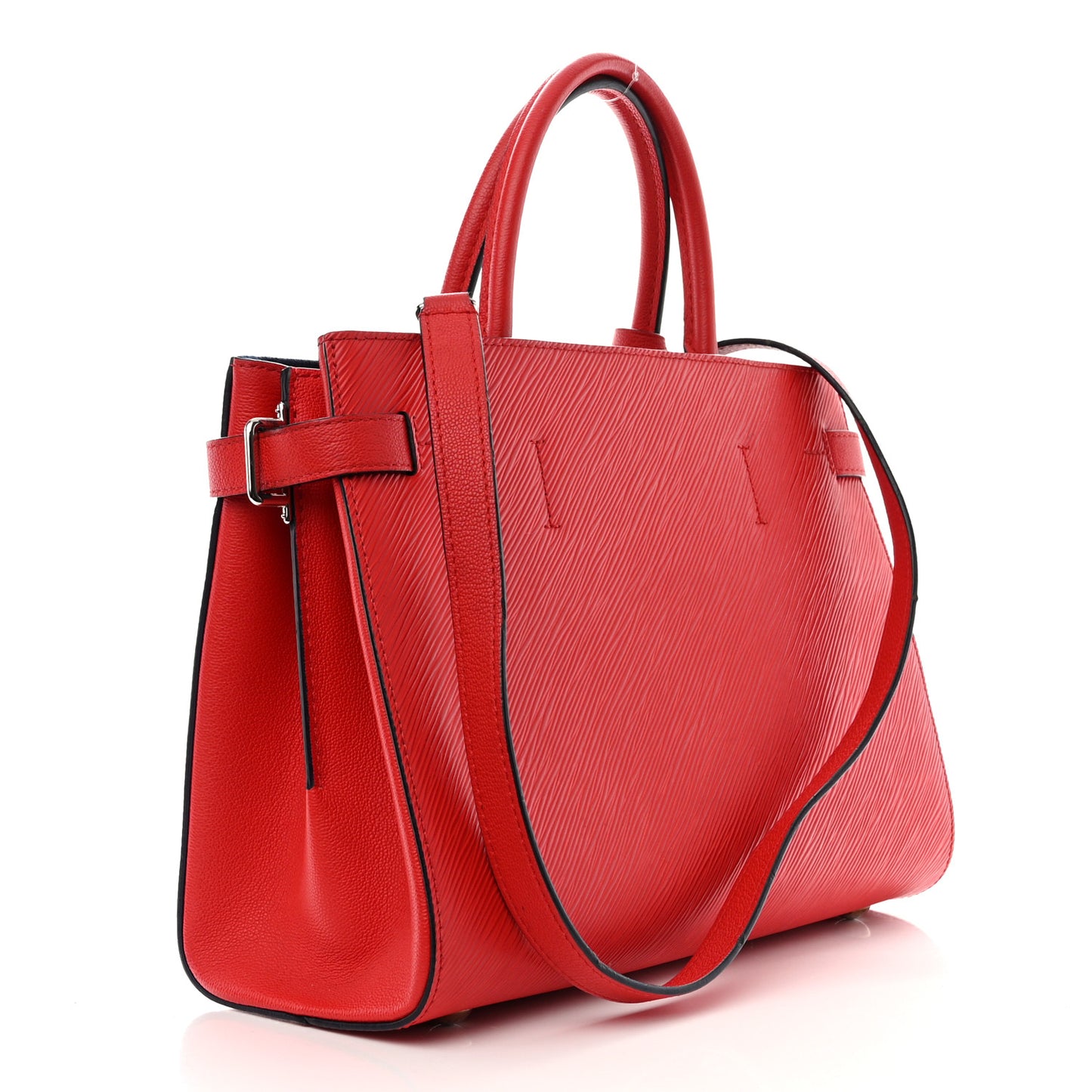Epi Twist Tote Coquelicot