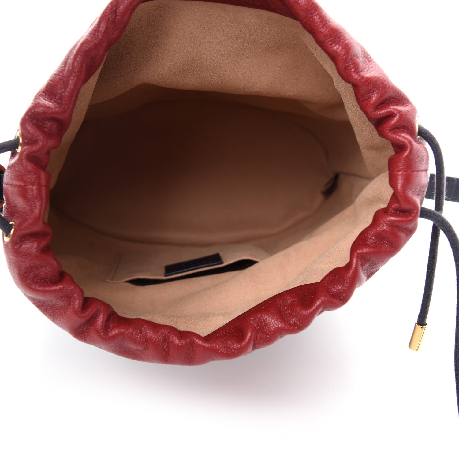 Gucci Azalea Sakai Be Green Calfskin Horsebit 1955 Drawstring Bucket Bag Blue New Cherry Red 5 of 10