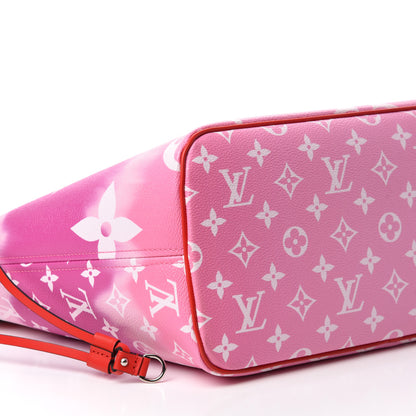 Louis Vuitton Monogram Escale Neverfull MM Rouge 7 of 11