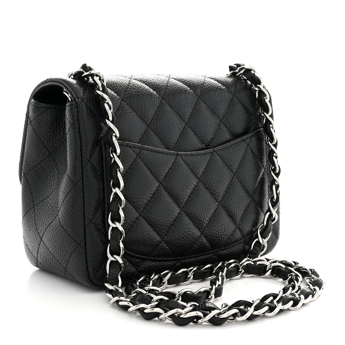 Chanel Caviar Quilted Mini Square Flap Black 3 of 11