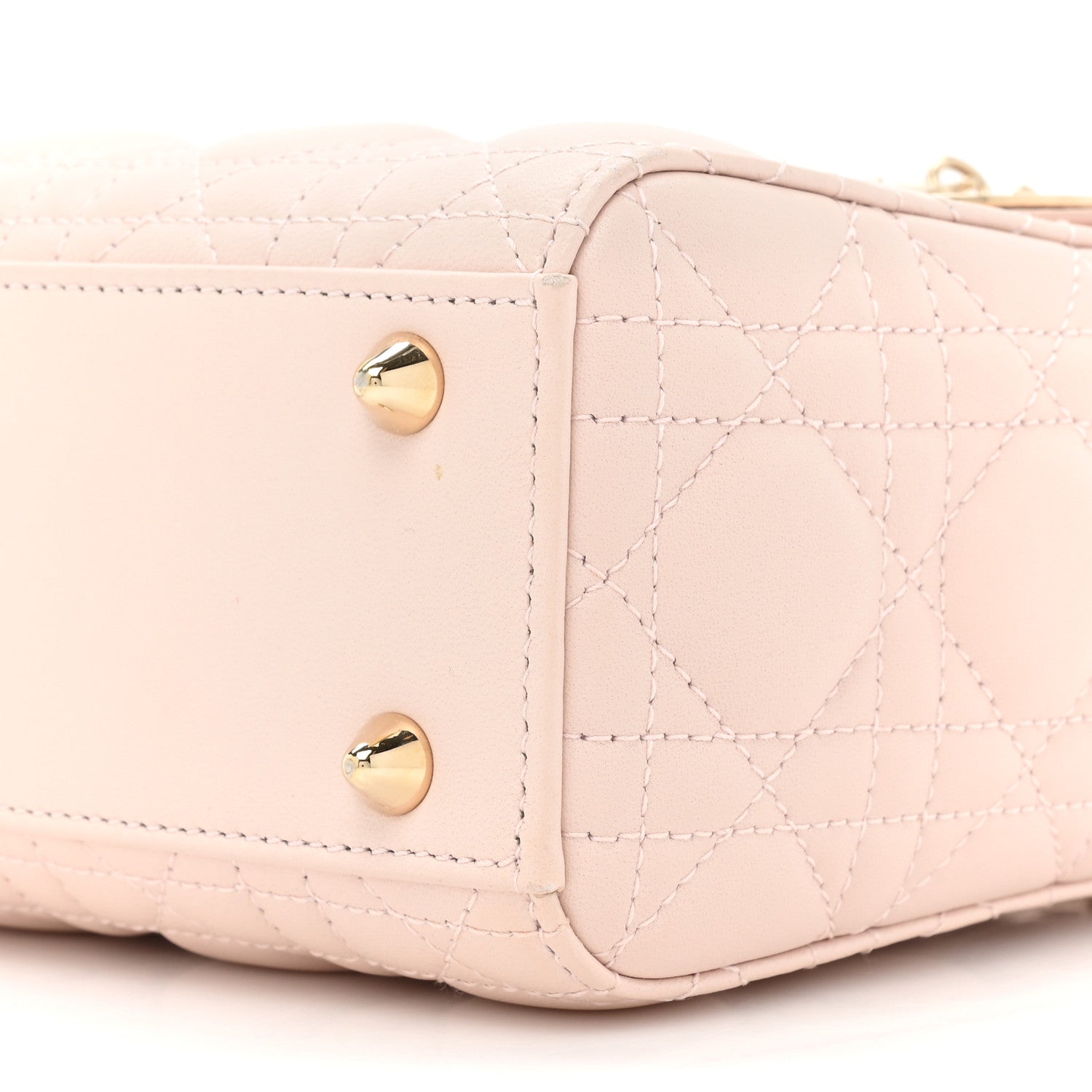 Christian Dior Lambskin Cannage Small My ABCDior Lady Dior Light Pink 8 of 15