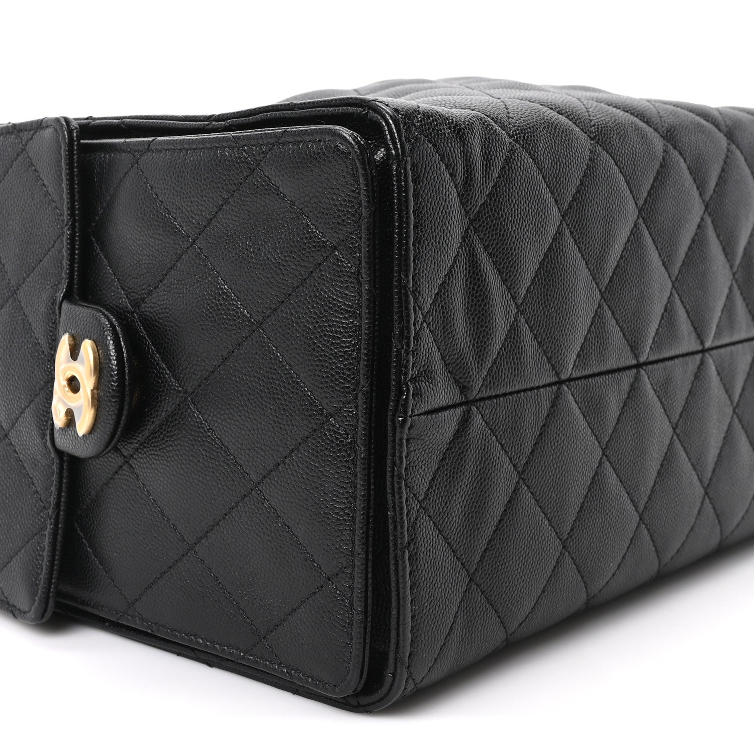 Chanel Caviar Quilted Medium Chanel 25 Handbag Black 10 of 12