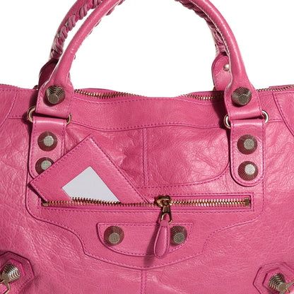 Balenciaga Agneau Giant 21 Rose Gold Hardware Work Cyclamen Fucsia 11 of 11