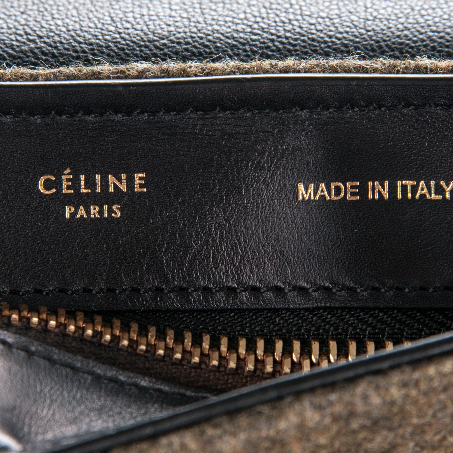 Celine Smooth Calfskin Felt Medium Trapeze 6 of 7