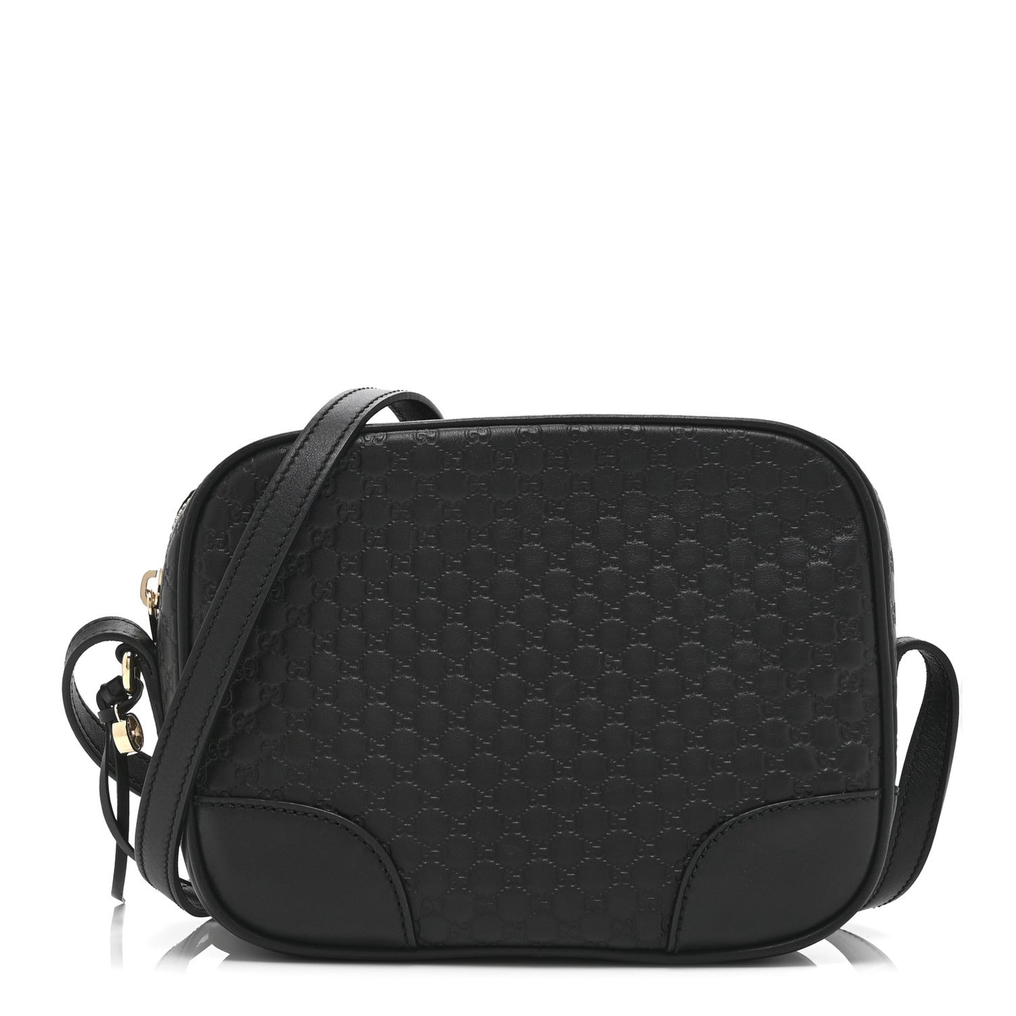 Microguccissima Mini Bree Messenger Bag Black