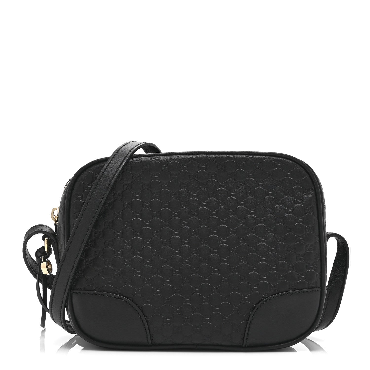 Gucci Microguccissima Mini Bree Messenger Bag Black 1 of 11