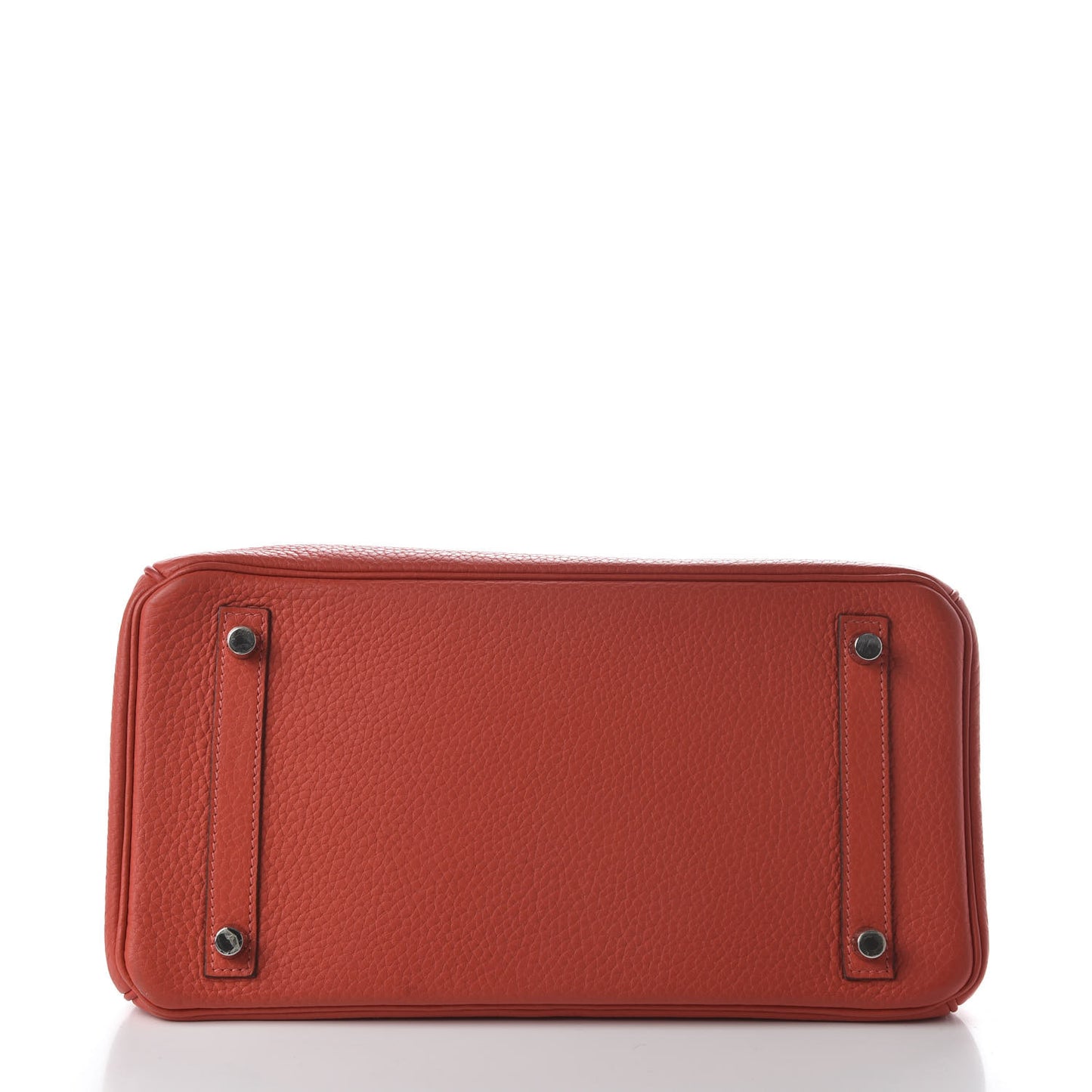 Taurillon Clemence Birkin 30 Rouge Pivoine