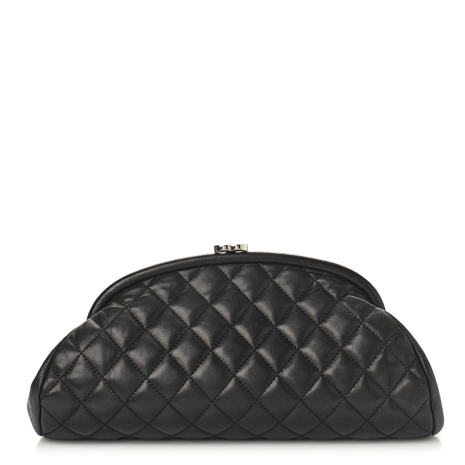 Chanel Lambskin Quilted Timeless Clutch Black 1 of 9