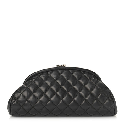 Chanel Lambskin Quilted Timeless Clutch Black 1 of 9