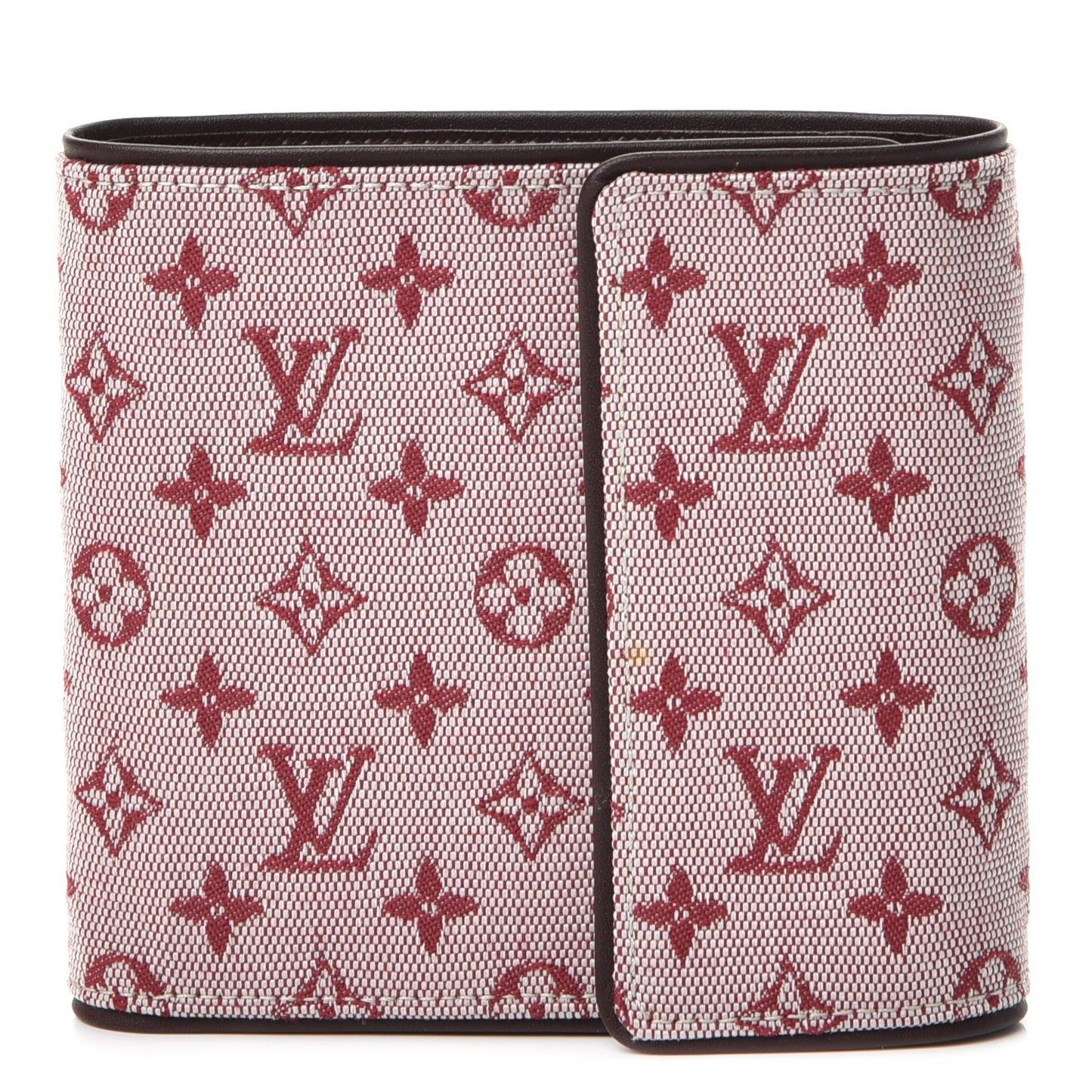 Mini Monogram Compact Wallet Cherry
