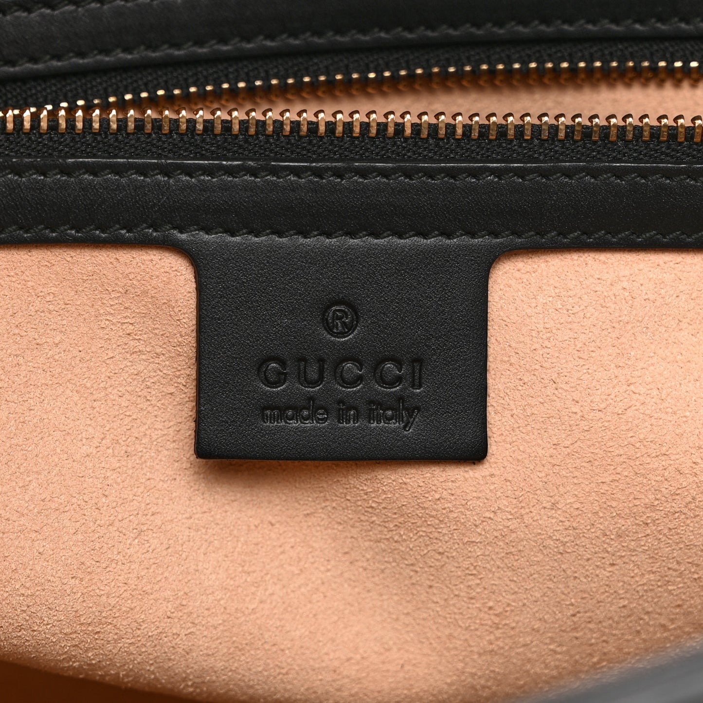 Guccissima Linea A Foldover Tote Black