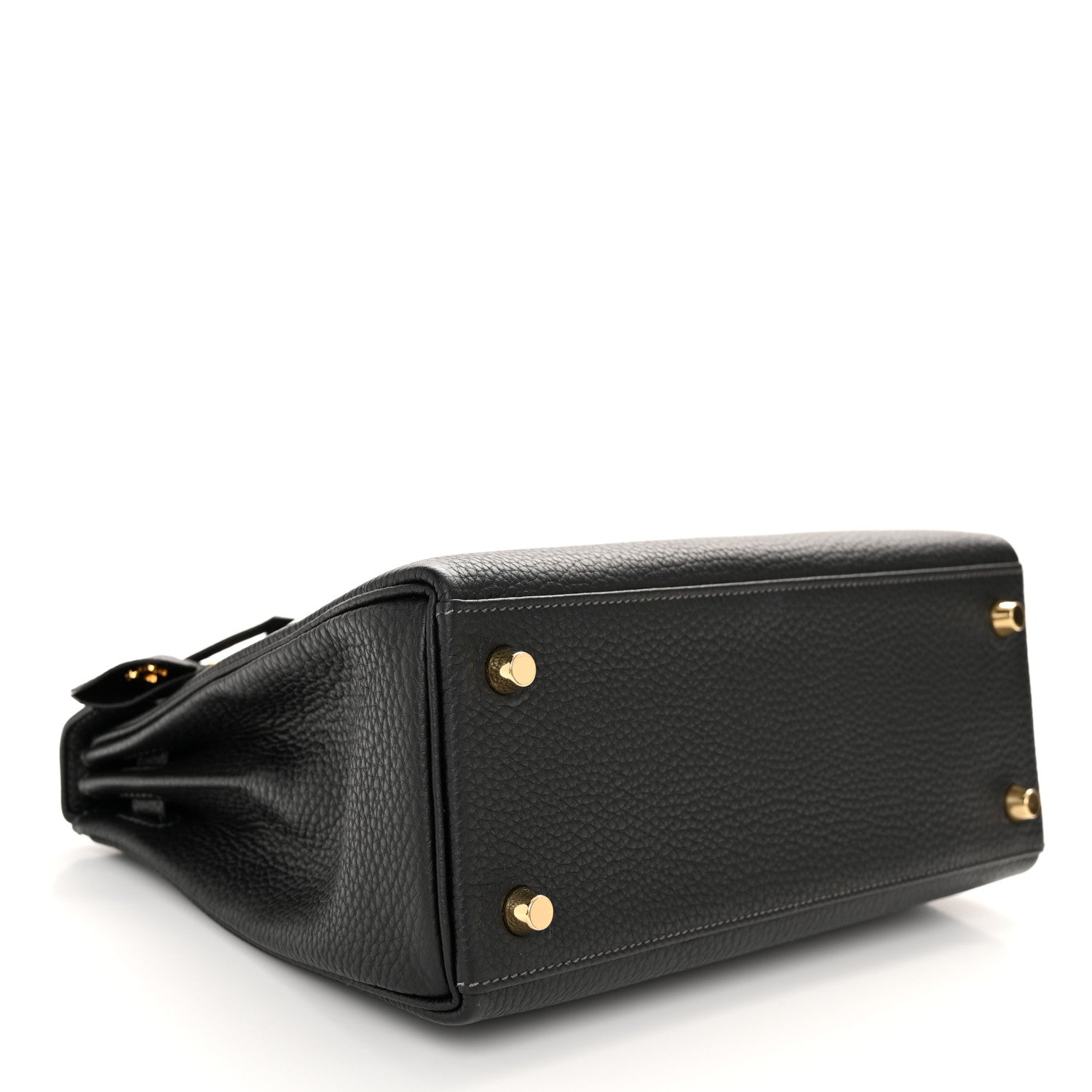 Hermes Togo Horseshoe Kelly Retourne 25 Black 4 of 11