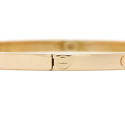 Cartier 18K Yellow Gold Small LOVE Bracelet 18 5 of 8