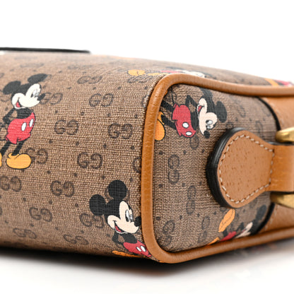 Gucci X DISNEY Mini Vintage GG Supreme Monogram Mickey Mouse Shoulder Bag Beige Vintage Sun Oil 8 of 8