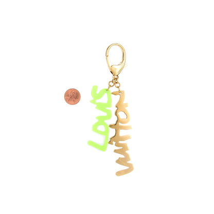 Louis Vuitton Graffiti Bag Charm Green 2 of 4