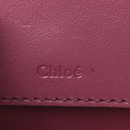 Chloe Calfskin Crocodile Embossed Mini C Vanity Bag Crushed Violet 6 of 10