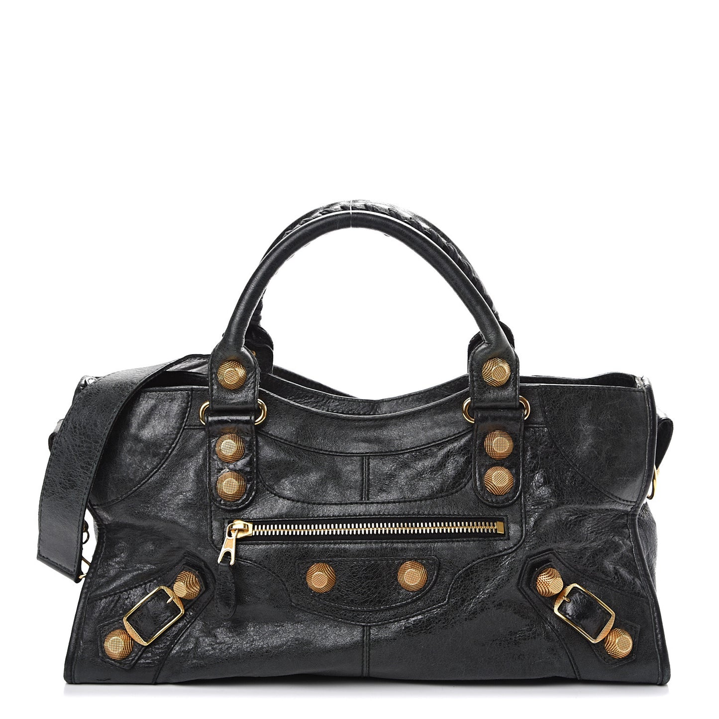 Agneau Giant 21 Gold Hardware Part Time Black