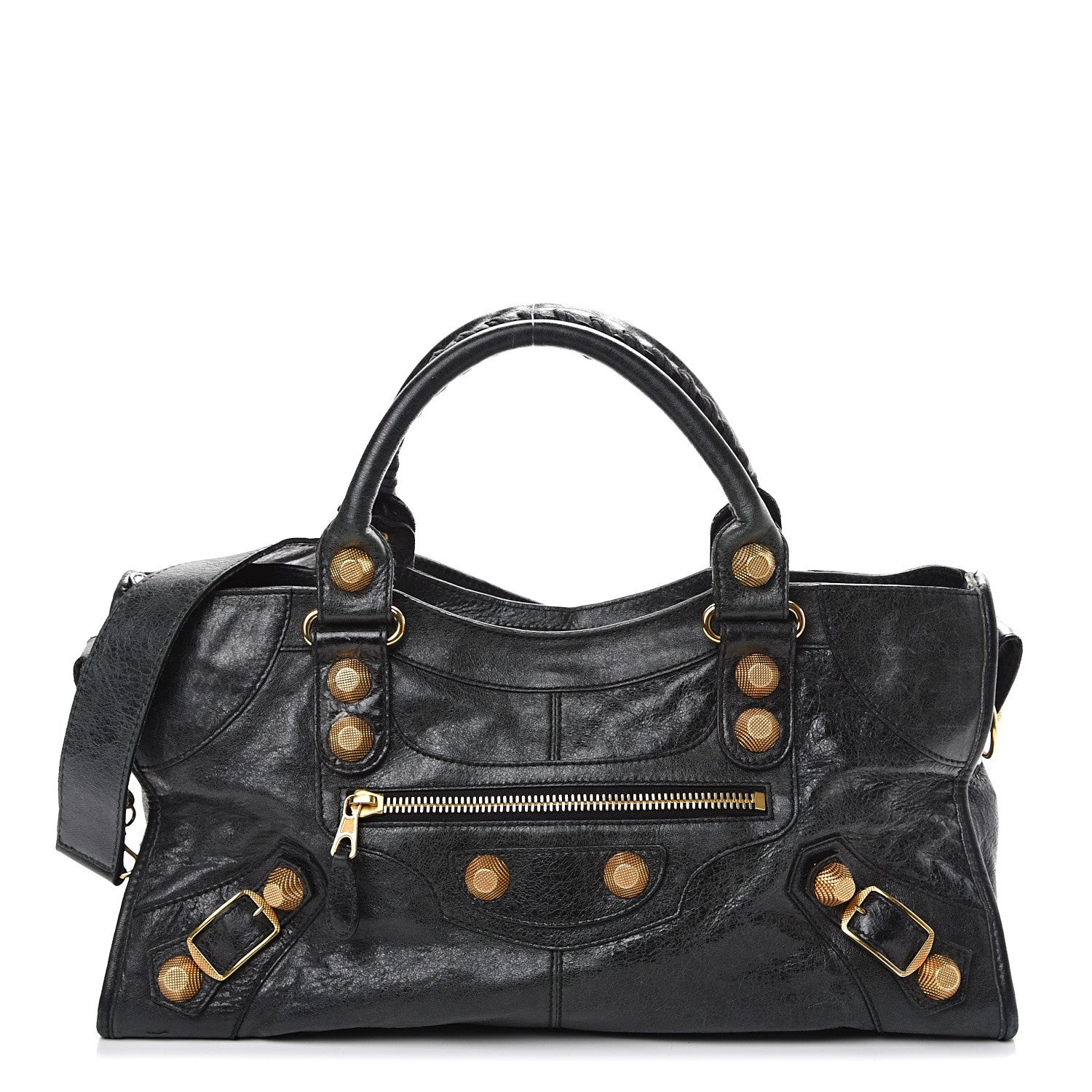 Balenciaga Agneau Giant 21 Gold Hardware Part Time Black 1 of 18