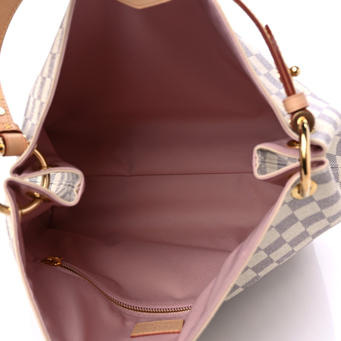 Damier Azur Graceful PM Rose Ballerine
